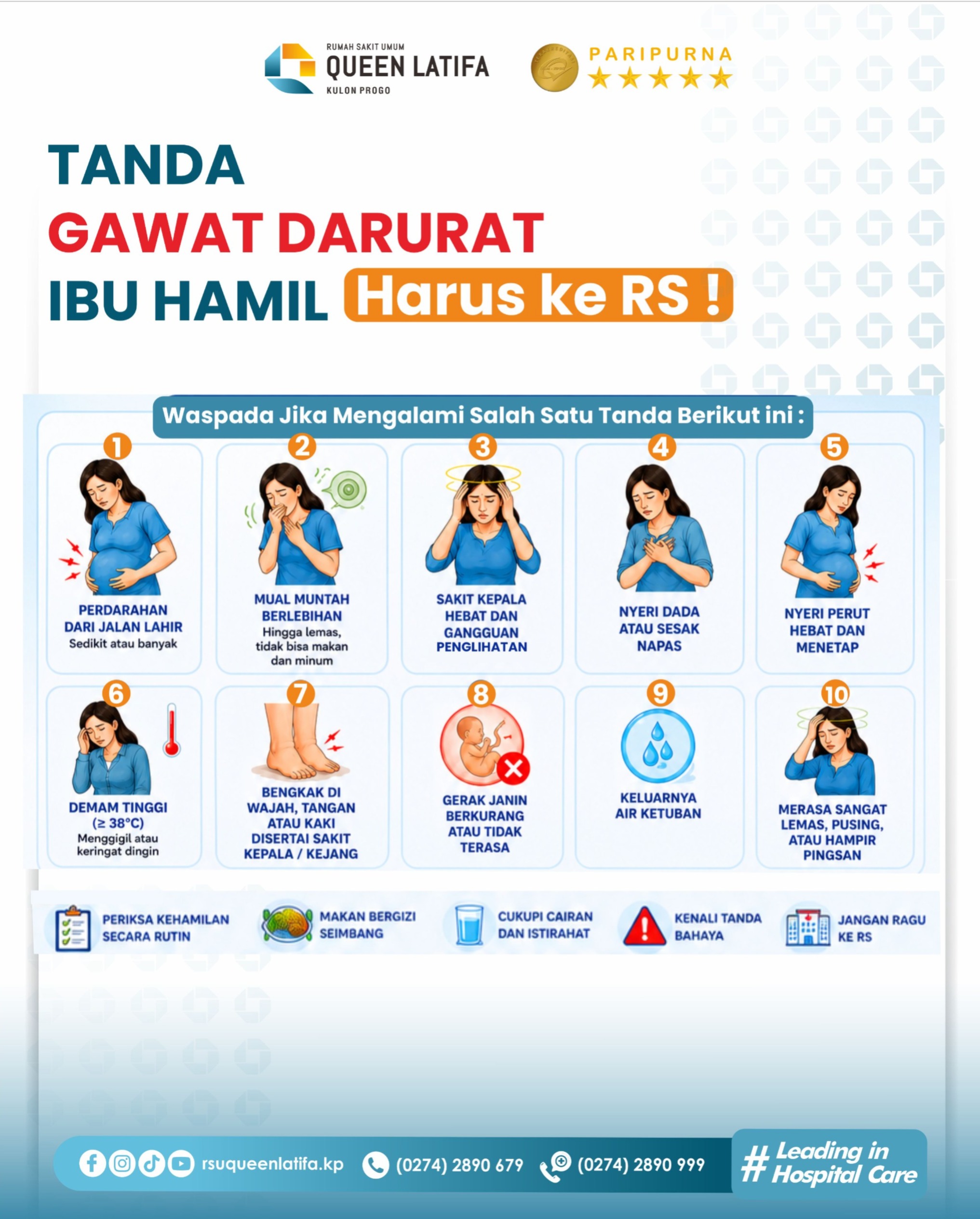 #Edukasi Kesehatan : Tanda Gawat Darurat pada Ibu Hamil yang Tidak Boleh Diabaikan